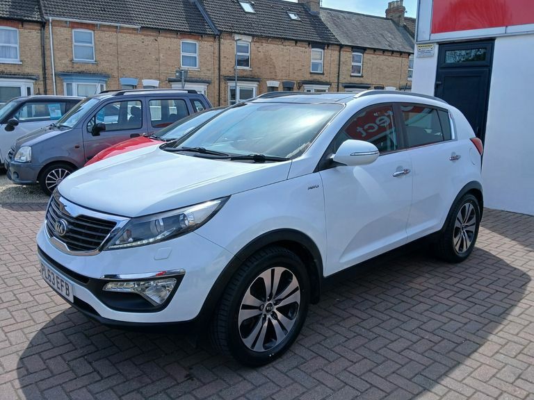 Kia Sportage 2.0 Crdi Kx-3 Sat Nav PL63EFB White #4