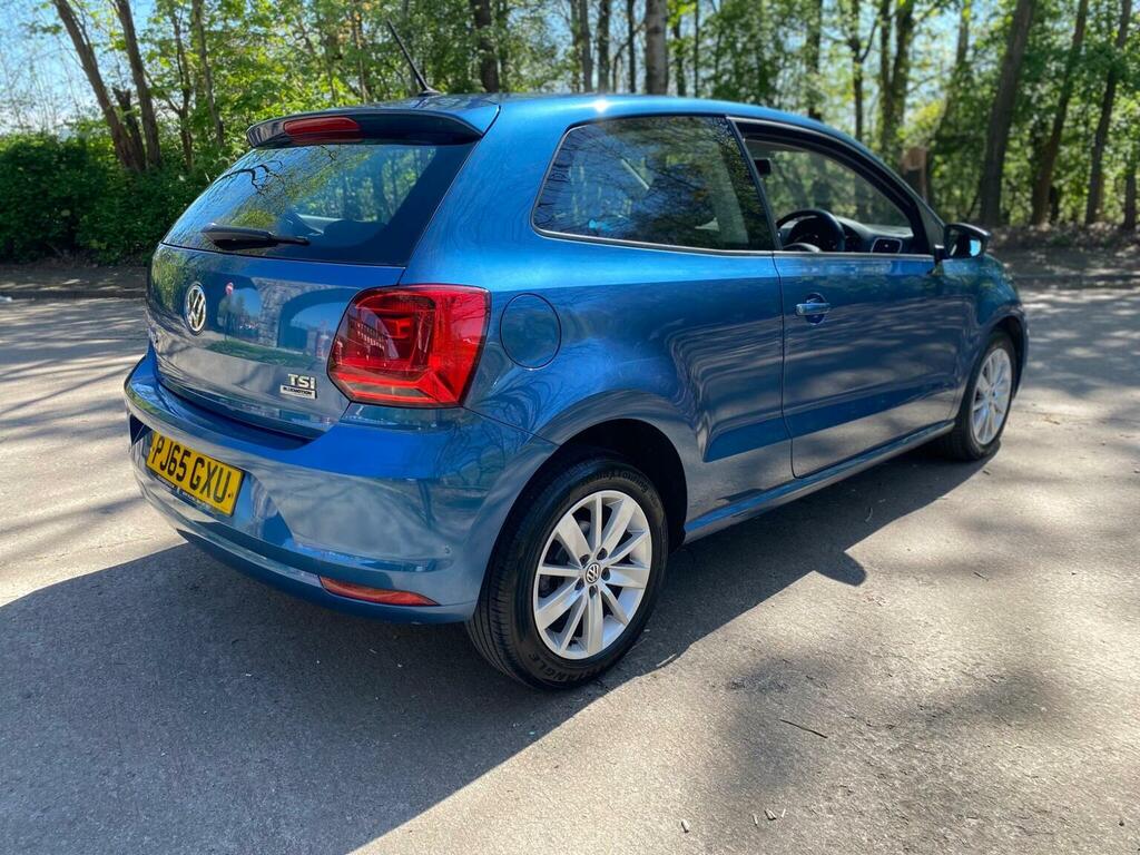 Volkswagen Polo Hatchback 1.2 Tsi Bluemotion Tech Se Euro 6 Ss PJ65GXU Blue #4