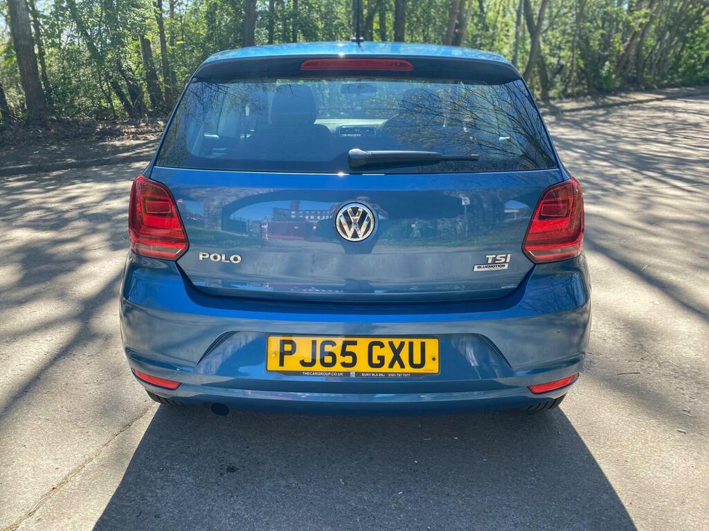 Volkswagen Polo Hatchback 1.2 Tsi Bluemotion Tech Se Euro 6 Ss PJ65GXU Blue #6