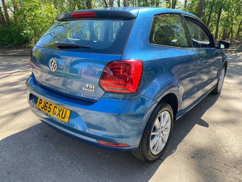 Volkswagen Polo Hatchback 1.2 Tsi Bluemotion Tech Se Euro 6 Ss PJ65GXU Blue #5