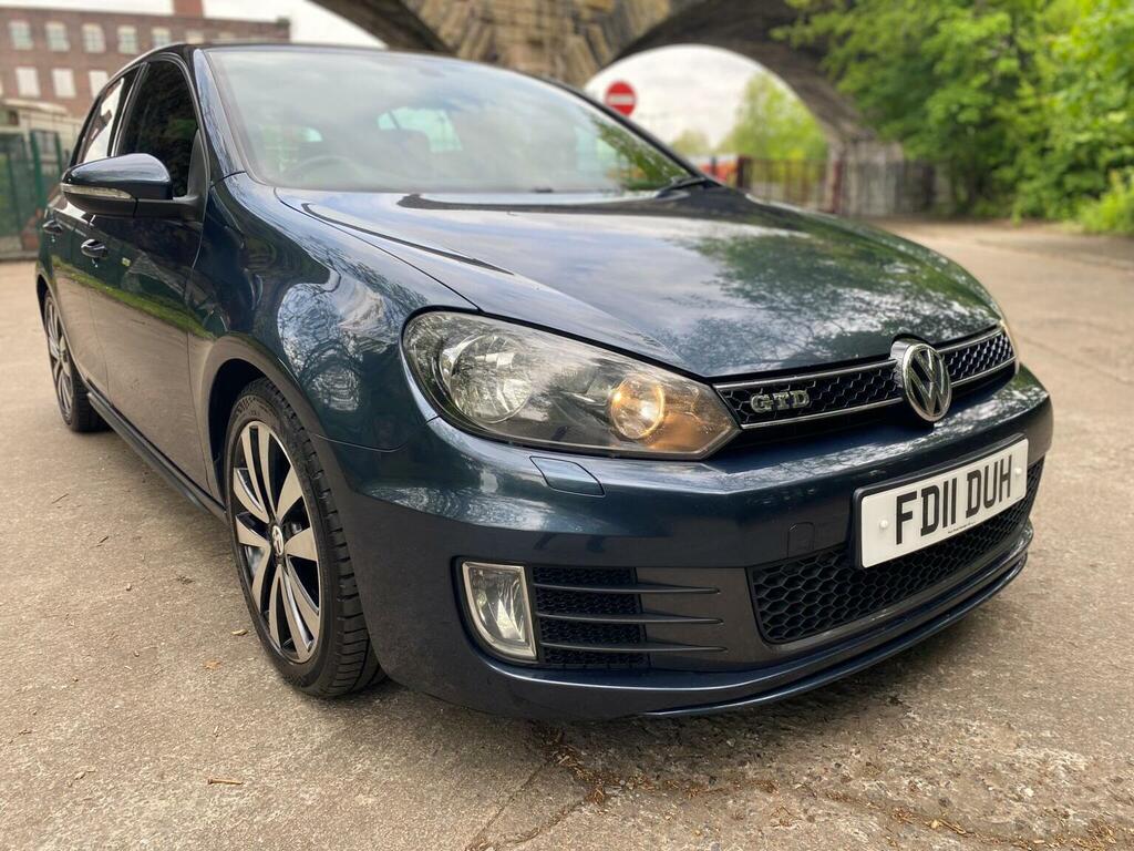 Volkswagen Golf Hatchback 2.0 Tdi Gtd Leather Euro 5 20111 FD11DUH Blue #2