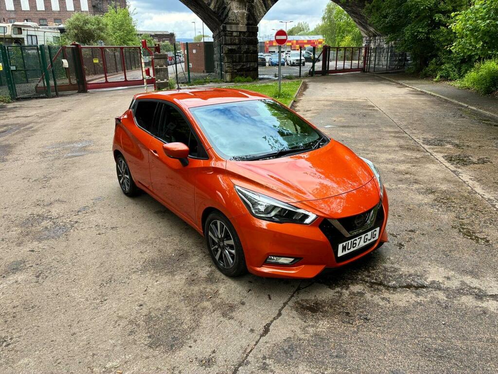 Nissan Micra Hatchback 0.9 Ig-t N-connecta Euro 6 Ss 20 Orange
