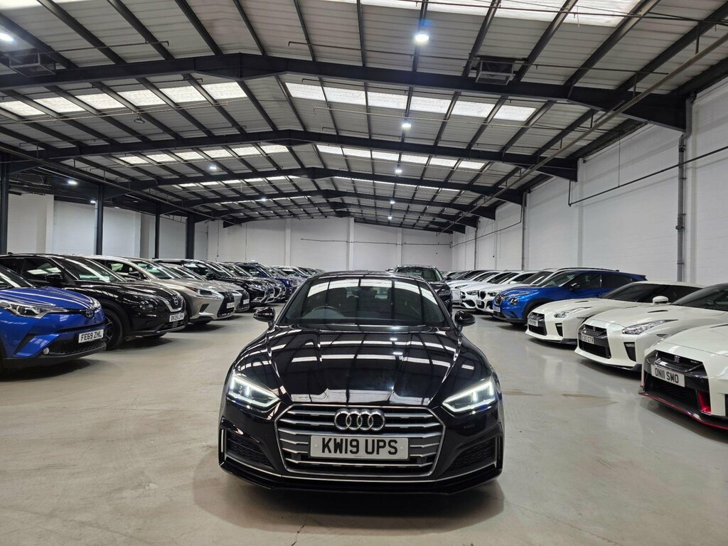Audi A5 2.0 Tfsi 35 S Line Sportback S Tronic Euro 6 Ss KW19UPS Black #2