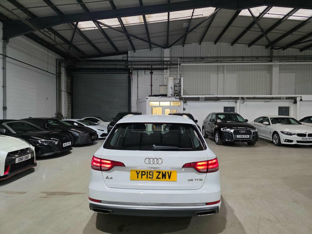 Audi A4 Avant 2.0 Tfsi 35 Sport S Tronic Euro 6 Ss YP19ZWV White #4