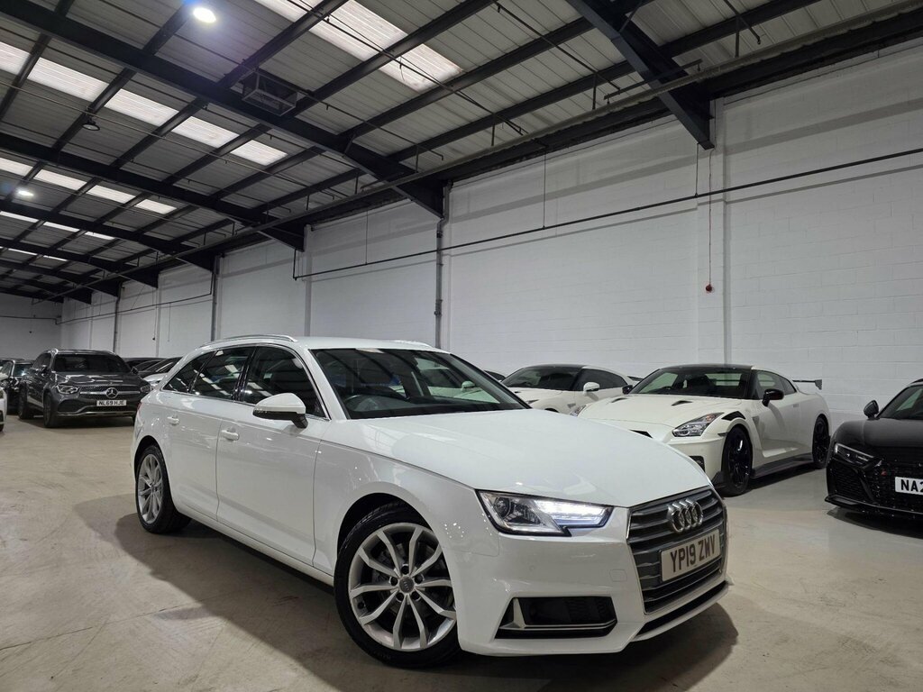 Audi A4 Avant 2.0 Tfsi 35 Sport S Tronic Euro 6 Ss YP19ZWV White #3