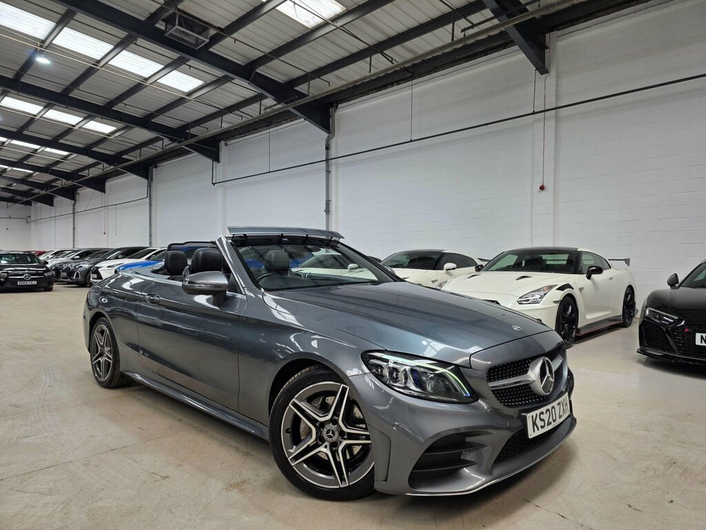 Mercedes-Benz C Class 2.0 C220d Amg Line Premium Cabriolet G-tronic E Grey