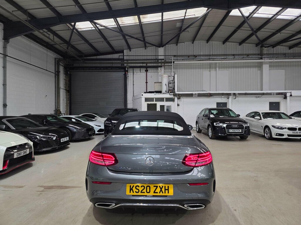 Mercedes-Benz C Class 2.0 C220d Amg Line Premium Cabriolet G-tronic E KS20ZXH Grey #4