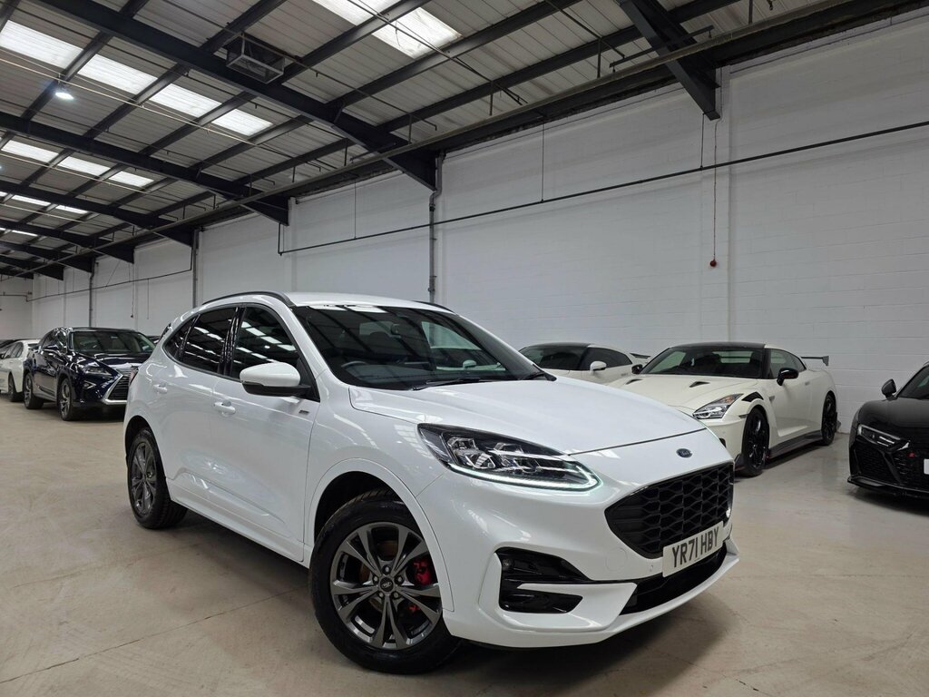 Ford Kuga 2.5 Ecoboost Duratec 14.4Kwh St-line Cvt Euro 6 S YR71HBY White #3