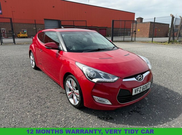 Hyundai Veloster 1.6 Gdi Sport Hatchback Euro 5 Red