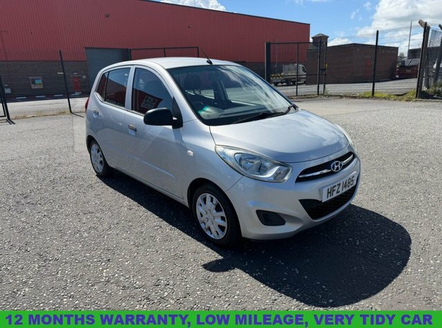 Hyundai I10 1.2 Classic Hatchback Euro 5 85 Silver