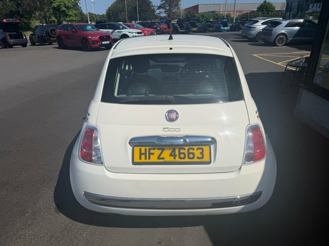 Fiat 500 1.2 Lounge Hatchback Euro 5 S S HFZ4663 White #6
