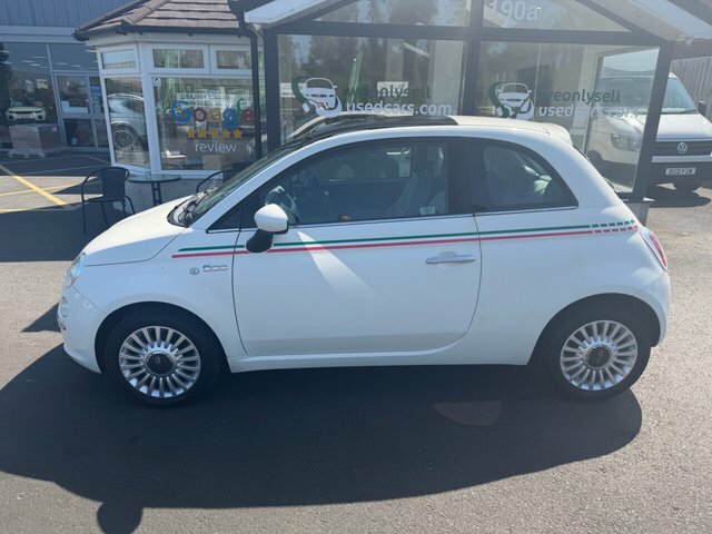 Fiat 500 1.2 Lounge Hatchback Euro 5 S S HFZ4663 White #4