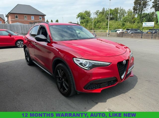 Alfa Romeo Stelvio 2.0T Nero Edizione Suv Q4 Awd Euro Red