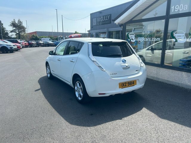 Nissan Leaf 24Kwh Acenta Hatchback 107 Bhp IXZ9814 White #5