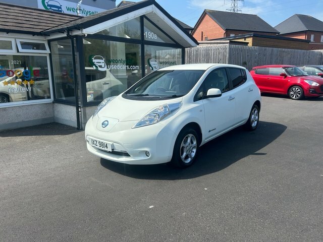 Nissan Leaf 24Kwh Acenta Hatchback 107 Bhp IXZ9814 White #3