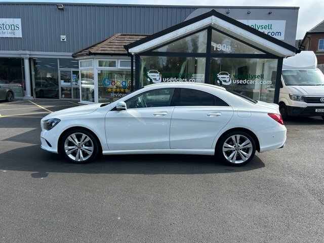 Mercedes-Benz CLA Class 1.6 Cla180 Sport Coupe 7G-dct Euro 6 S White #4