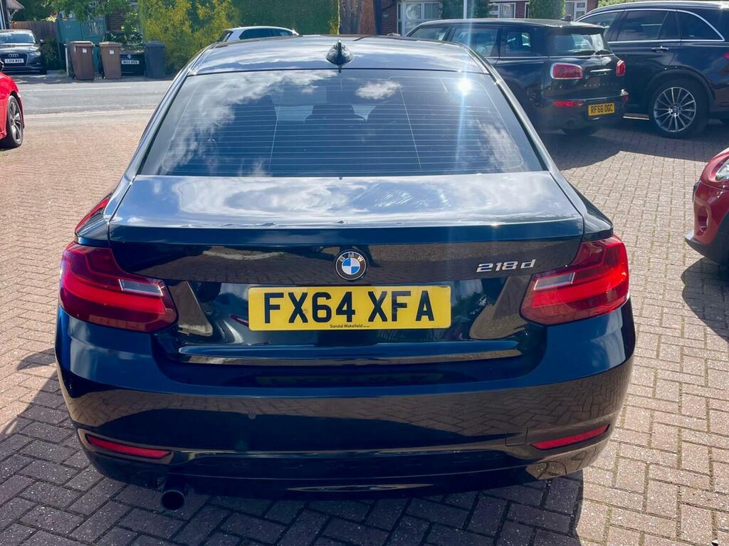 BMW 2 Series 2.0 218D Sport Euro 6 Ss 201464 FX64XFA Black #4