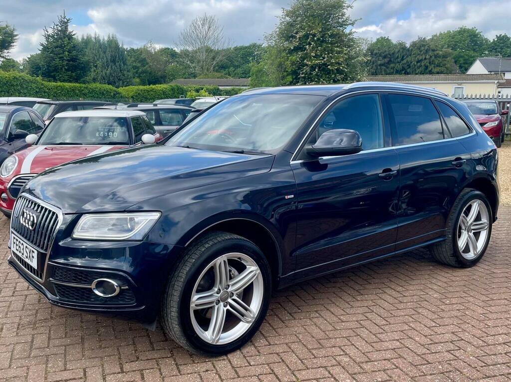 Audi Q5 2.0 Tdi S Line Plus Quattro Euro 5 Ss 2013 Blue #3