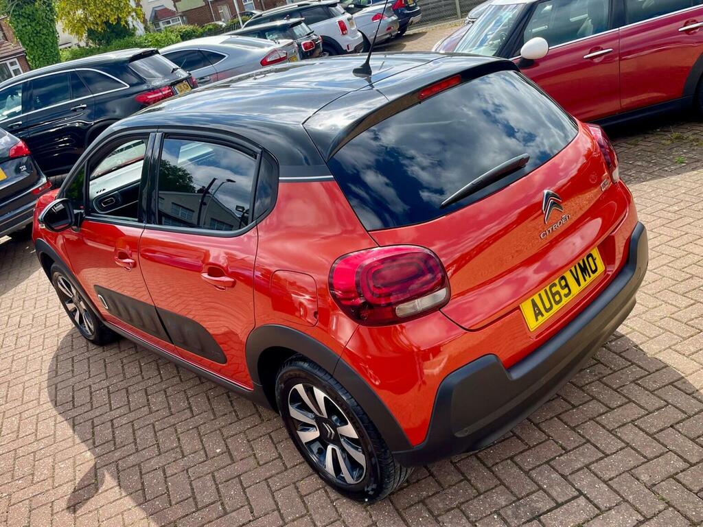 Citroen C3 1.2 Puretech Flair Euro 6 Ss 201969 AU69VMO Orange #4