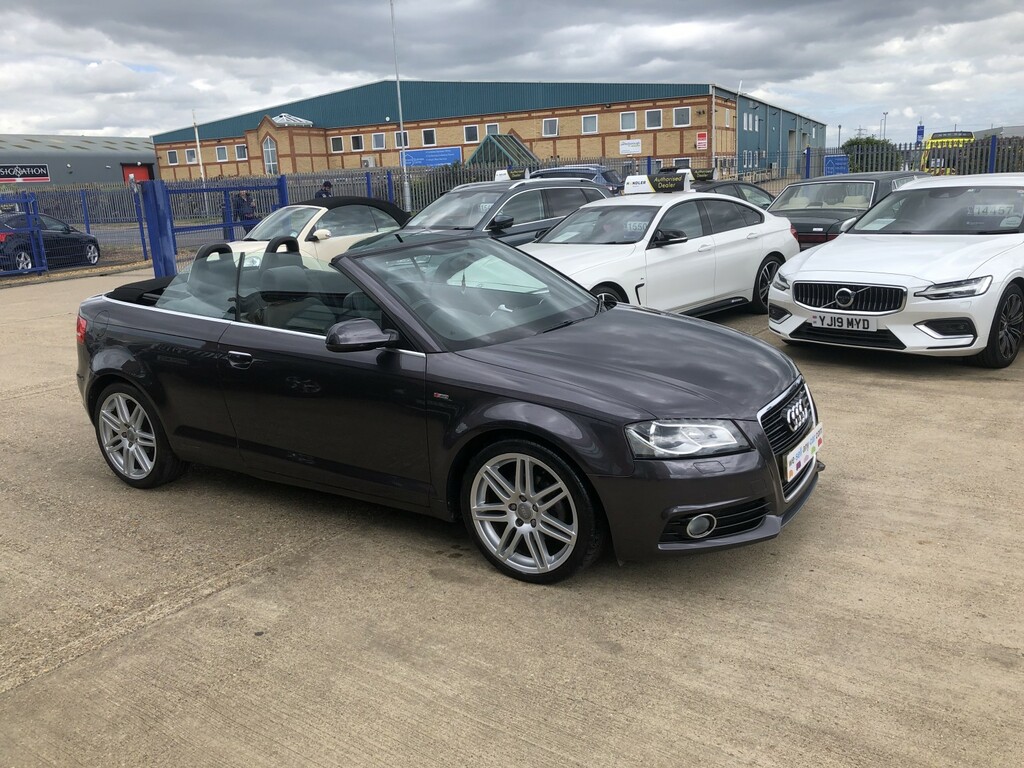 Audi A3 Cabriolet Convertible 2.0 Tdi S Line 2012 Grey