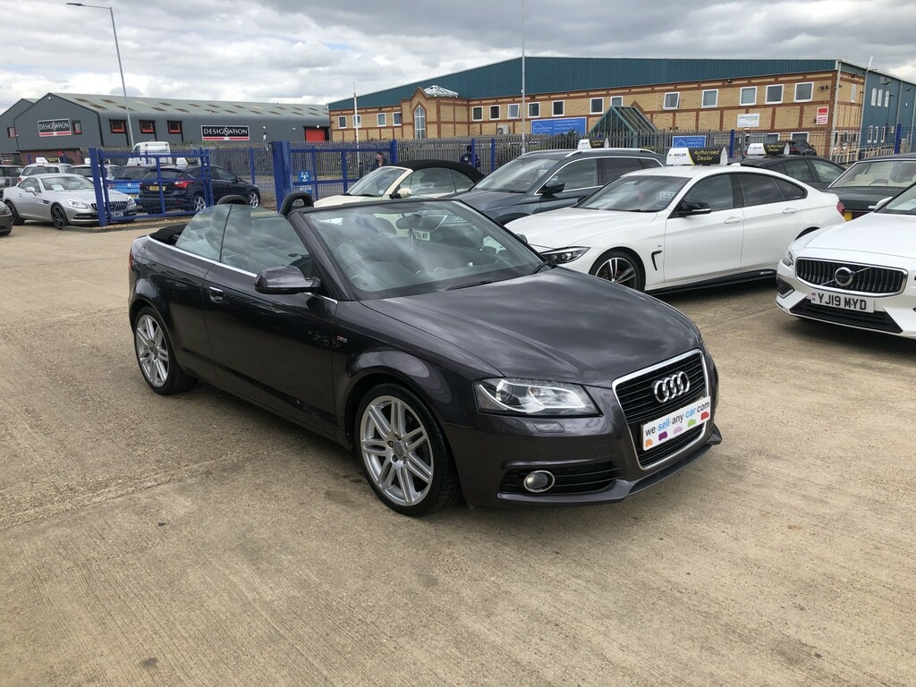 Audi A3 Cabriolet Convertible 2.0 Tdi S Line 2012 Grey #3