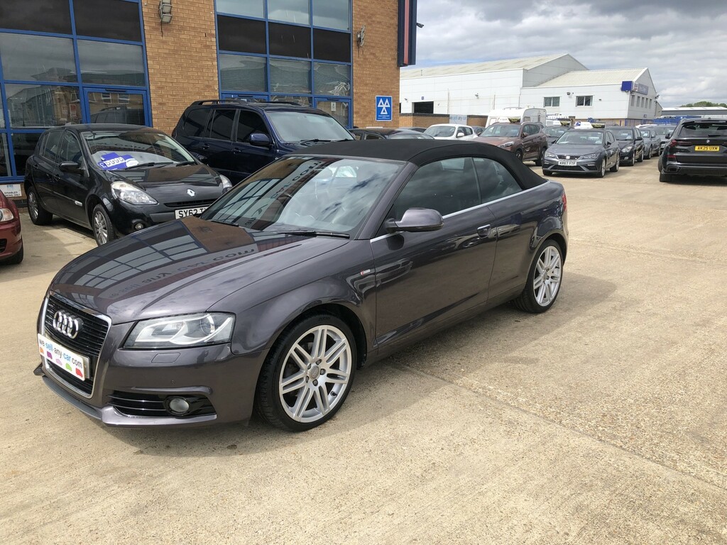 Audi A3 Cabriolet Convertible 2.0 Tdi S Line 2012 Grey #5