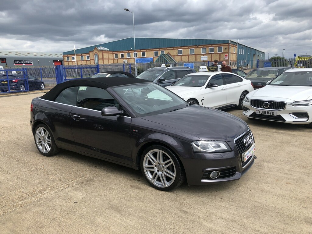 Audi A3 Cabriolet Convertible 2.0 Tdi S Line 2012 Grey #2