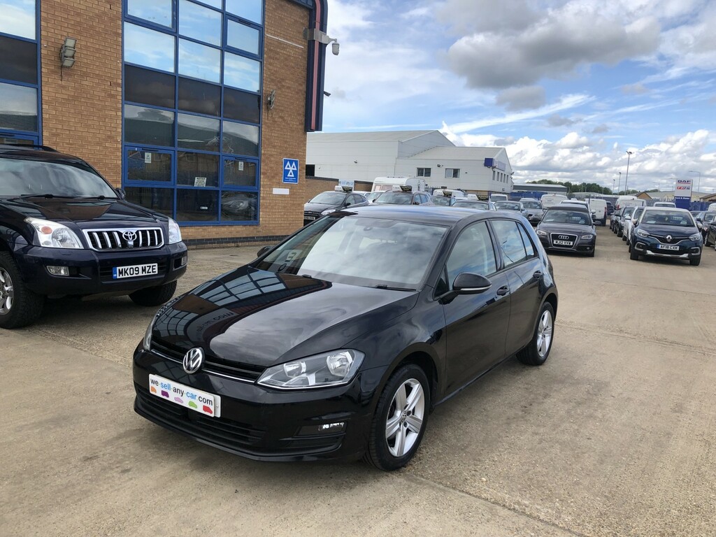 Volkswagen Golf Hatchback 1.6 Tdi Bluemotion Tech Match 2015 MJ65GYS Black #4