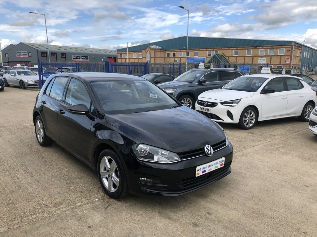 Volkswagen Golf Hatchback 1.6 Tdi Bluemotion Tech Match 2015 MJ65GYS Black #2