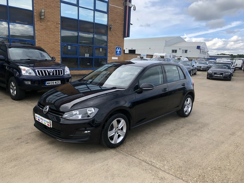 Volkswagen Golf Hatchback 1.6 Tdi Bluemotion Tech Match 2015 MJ65GYS Black #5