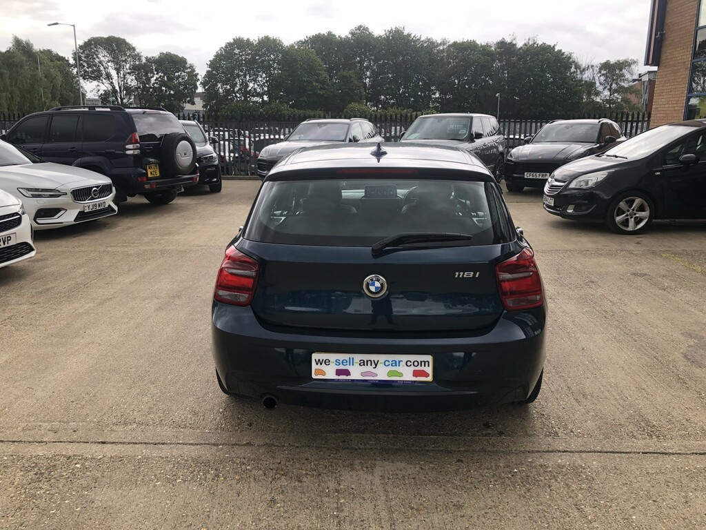 BMW 1 Series Hatchback 1.6 118I Sport 5-Door 2015 W15HLT Blue #5