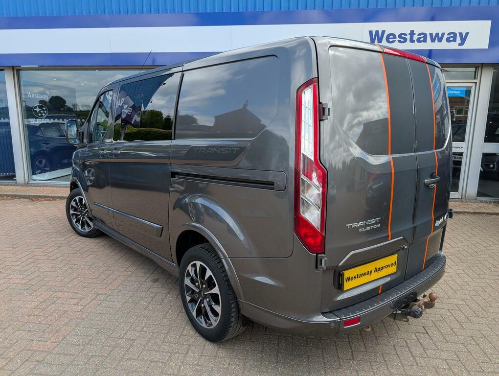 Ford Transit Custom 2.0 Ecoblue 185Ps Low Roof Dcab Sport Van - 2021 WK21UBO Grey #5