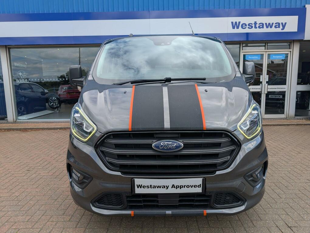 Ford Transit Custom 2.0 Ecoblue 185Ps Low Roof Dcab Sport Van - 2021 WK21UBO Grey #2