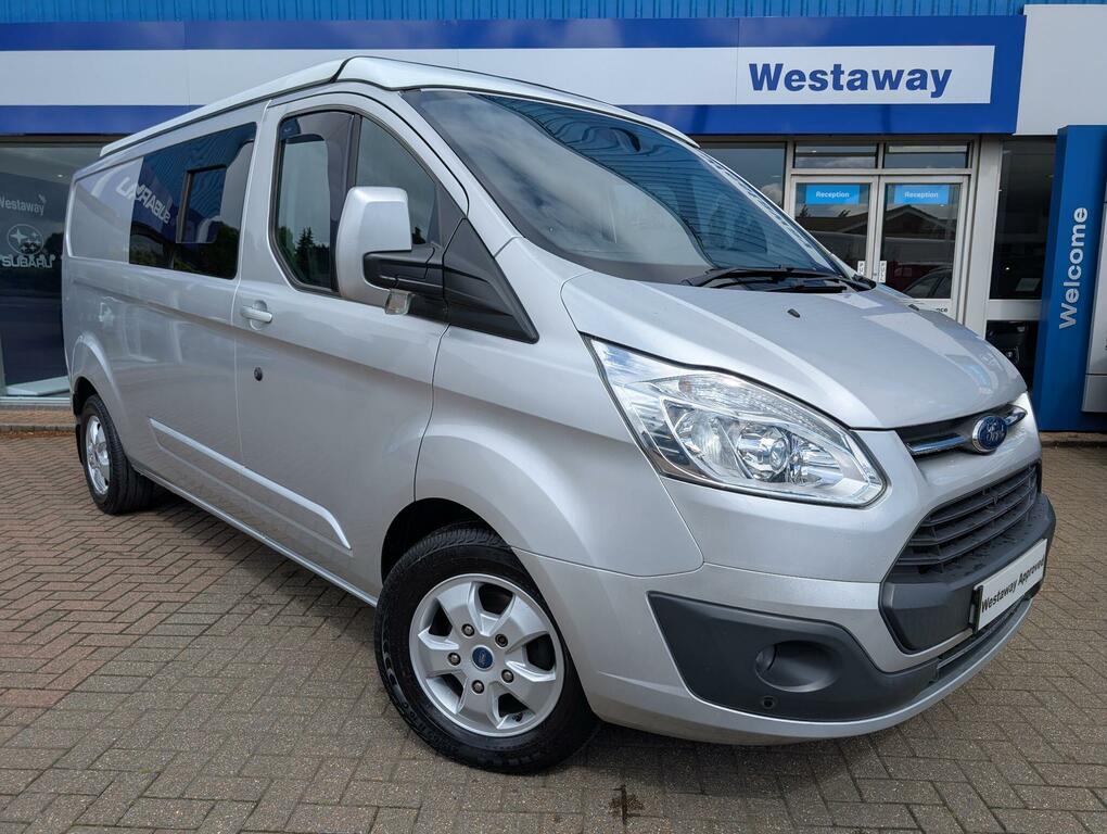 Ford Transit Custom 2.0 Tdci 130Ps Low Roof Limited Van - 2018 18 Silver
