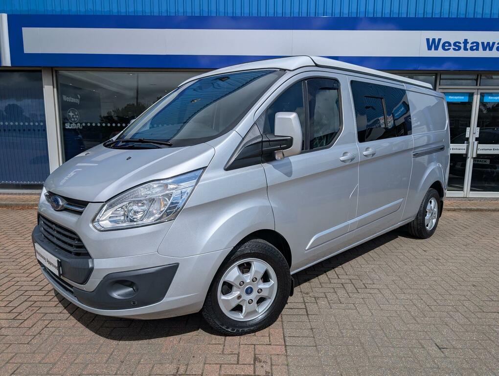 Ford Transit Custom 2.0 Tdci 130Ps Low Roof Limited Van - 2018 18 HY18MVH Silver #2