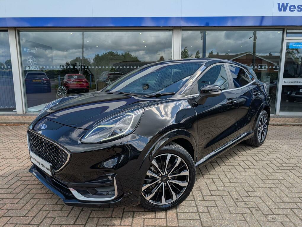 Ford Puma 1.0 Ecoboost Hybr Mhev 155 St-line Vignale Dct GY23ODU Black #3