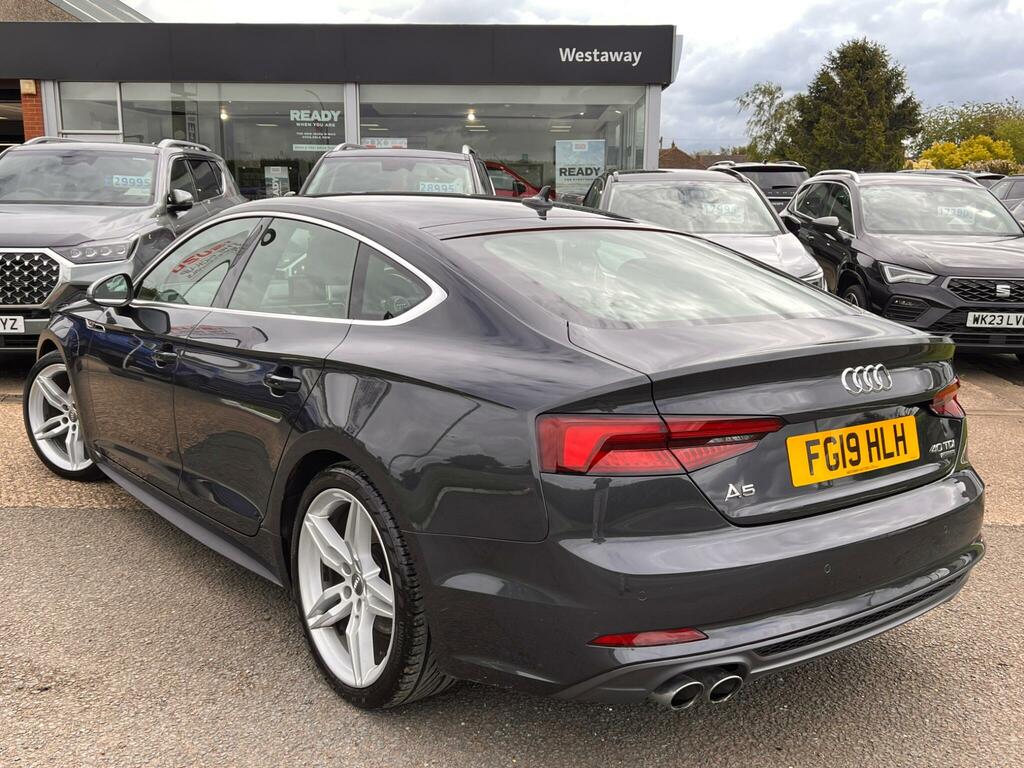 Audi A5 40 Tdi Quattro S Line S Tronic - 2019 19 FG19HLH Grey #4