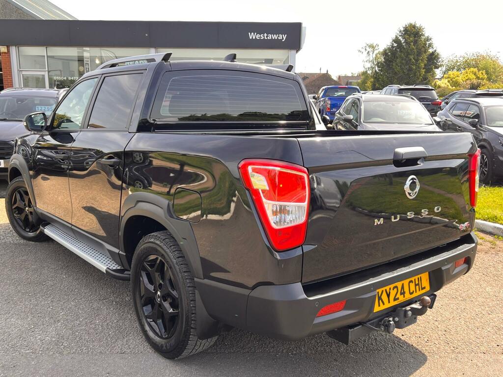 SsangYong Musso 2.2 Double Cab Pick Up Saracen - 2024 24 KY24CHL Black #4