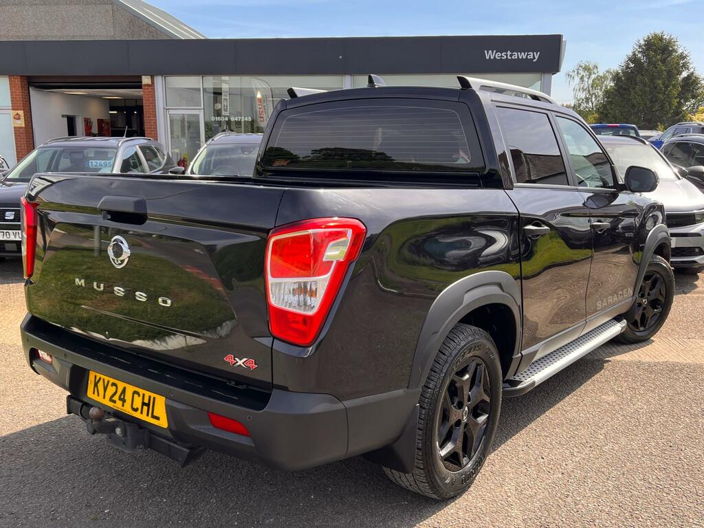 SsangYong Musso 2.2 Double Cab Pick Up Saracen - 2024 24 KY24CHL Black #3
