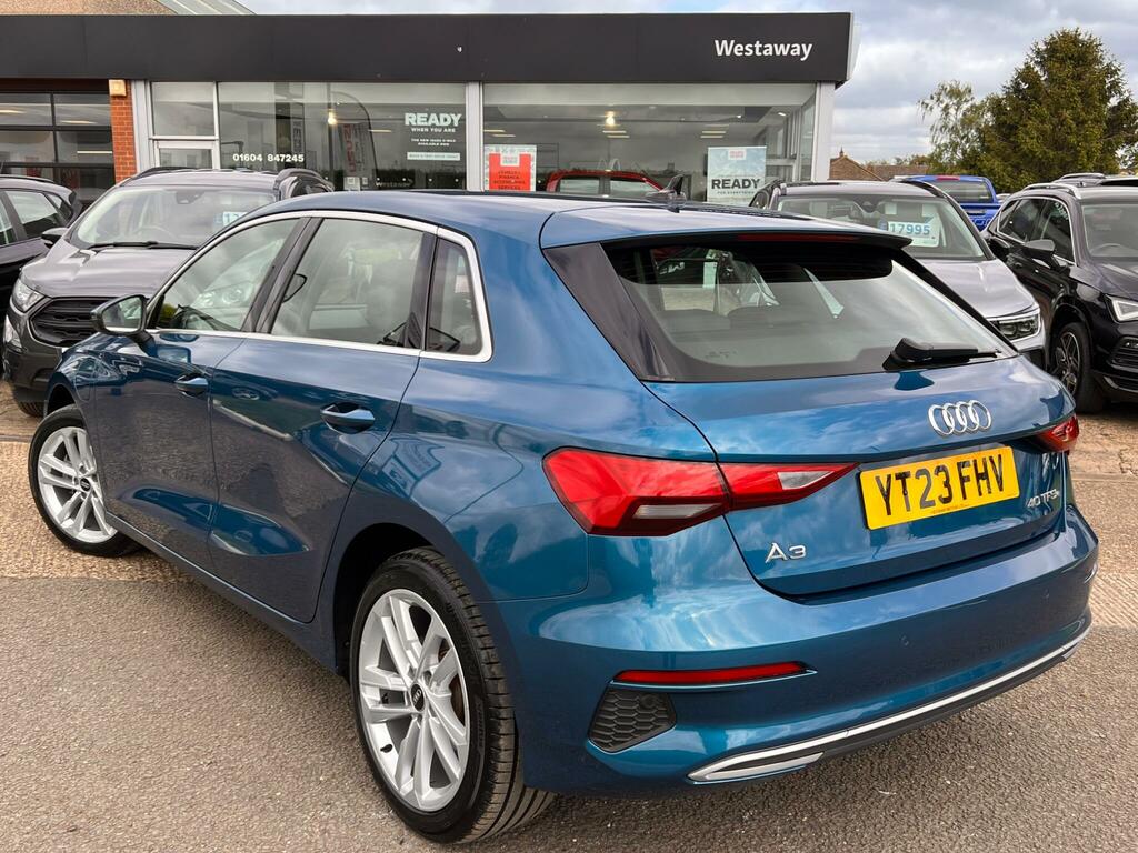 Audi A3 40 Tfsi E Sport S Tronic - 2023 23 YT23FHV Blue #4