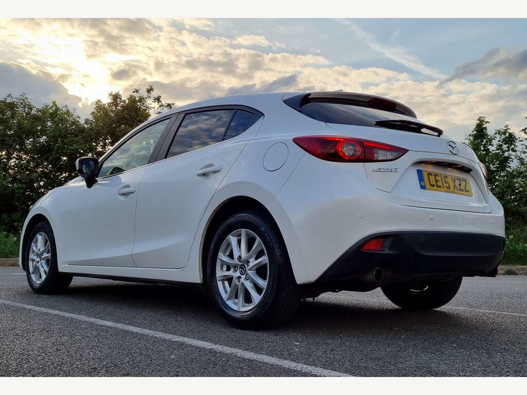 Mazda 3 2.0 Skyactiv-g Se-l Euro 5 S S CE15XZZ White #4