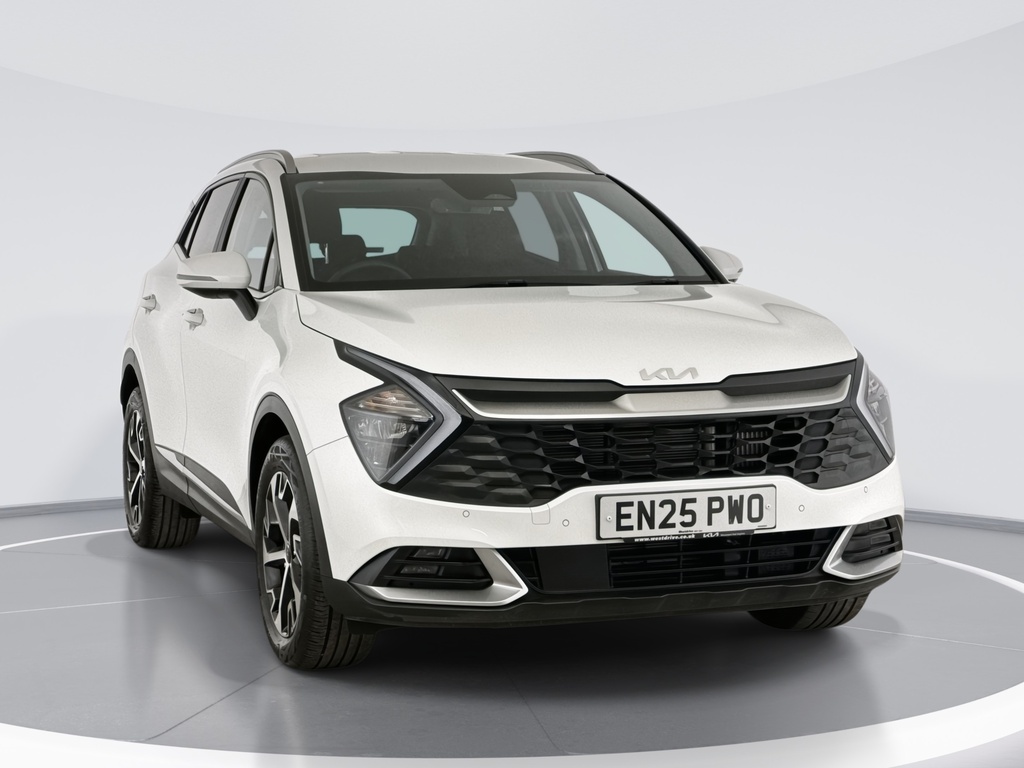Kia Sportage 1.6T Gdi 207 Hev 3 White