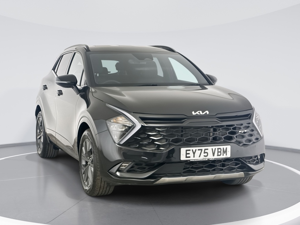 Kia Sportage 1.6T Gdi 207 Hev Gt-line EY75VBM Black