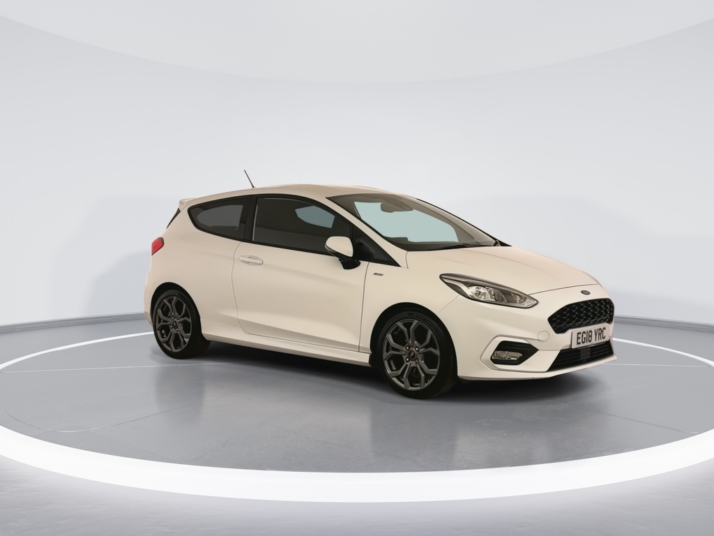 Ford Fiesta 1.0 Ecoboost 140 St-line EG18YRC White #2