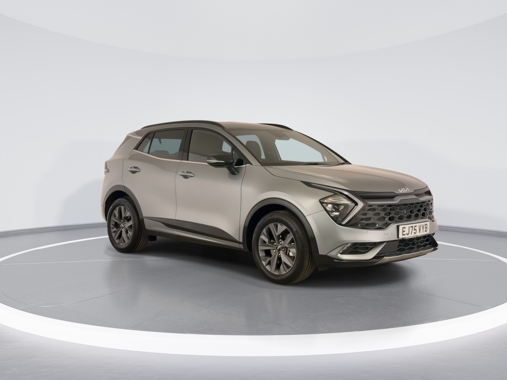Kia Sportage 1.6T Gdi 207 Hev Gt-line EJ75VYB Silver #2