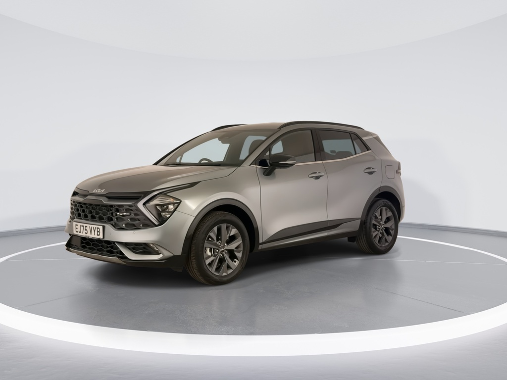 Kia Sportage 1.6T Gdi 207 Hev Gt-line EJ75VYB Silver #4