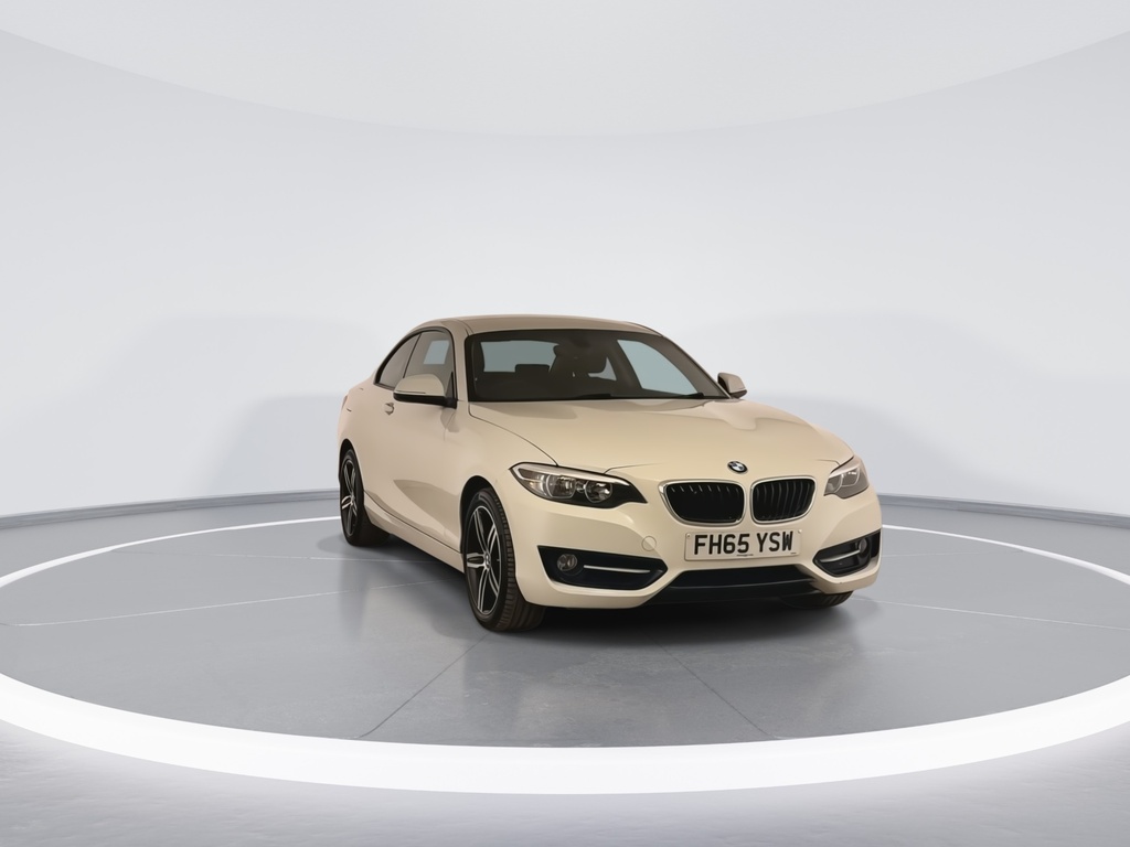 BMW 2 Series 218I Sport FH65YSW White #3