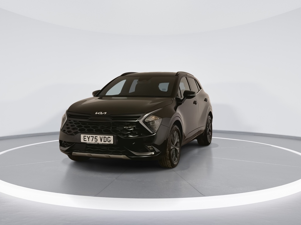 Kia Sportage 1.6T Gdi 207 Hev Gt-line EY75VDG Black #4