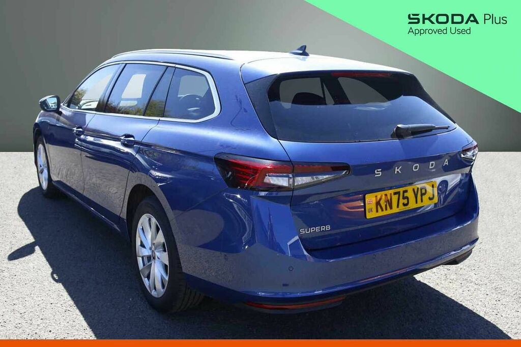 Skoda Superb 2.0 Tdi Se Technology Dsg KN75YPJ Blue #3