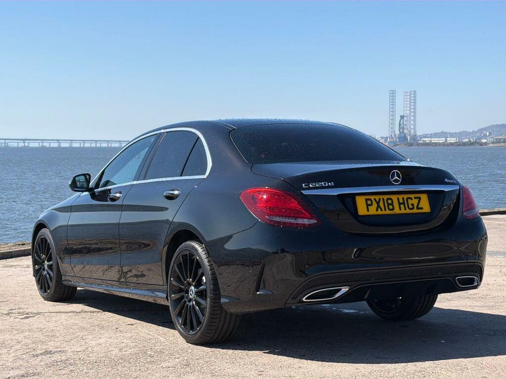 Mercedes-Benz C Class 2.1 C220d Amg Line Premium Plus G-tronic 4Matic PX18HGZ Black #3